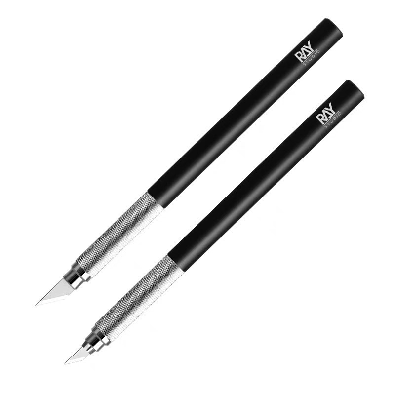 (Pandainn) Ray的模型世界 全金屬筆刀 窄刃 寬刃 手工雕刻刀 模型工具 ray-細節圖5