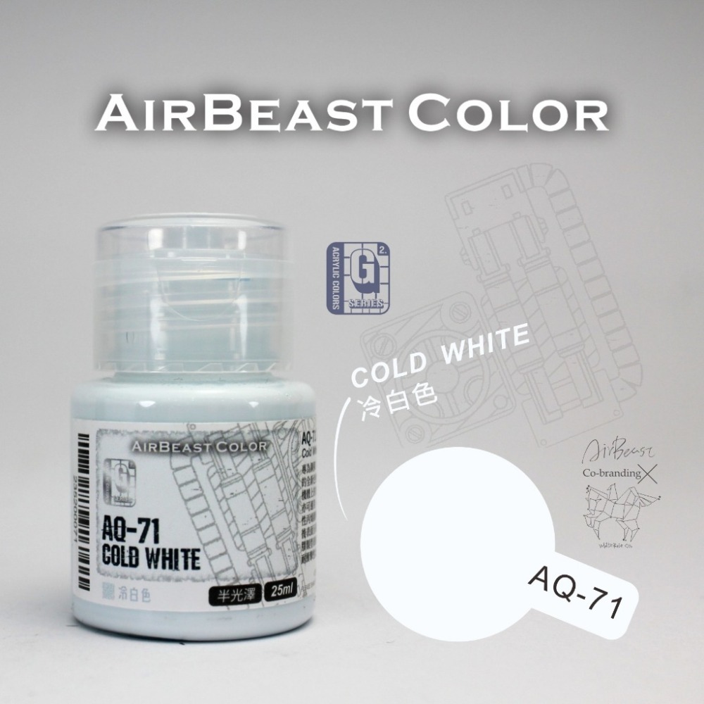 (Pandainn)現貨 Airbeast 吉翁配色組 水性漆 壓克力漆 空中野獸 AQ56 AQ66 AQ76 模型用-規格圖8