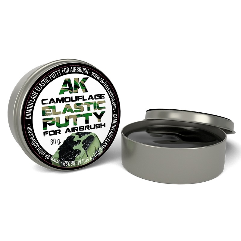 (Pandainn)現貨 AK AK8076 遮蓋補土 CAMOUFLAGE ELASTIC PUTTY 模型工具-細節圖2