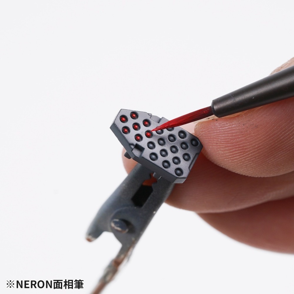 (Pandainn) Madworks NERON 面相筆 平筆 斜平筆 丸平筆 乾刷筆 舊化筆 mad 畫筆 模型工具-細節圖6