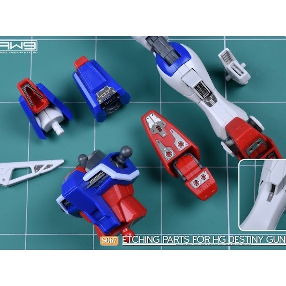 (Pandainn)現貨非模型 鋼魂 AW9 S67 HG 1/144 命運鋼彈 SPEC II 改造蝕刻片 附水貼-細節圖5