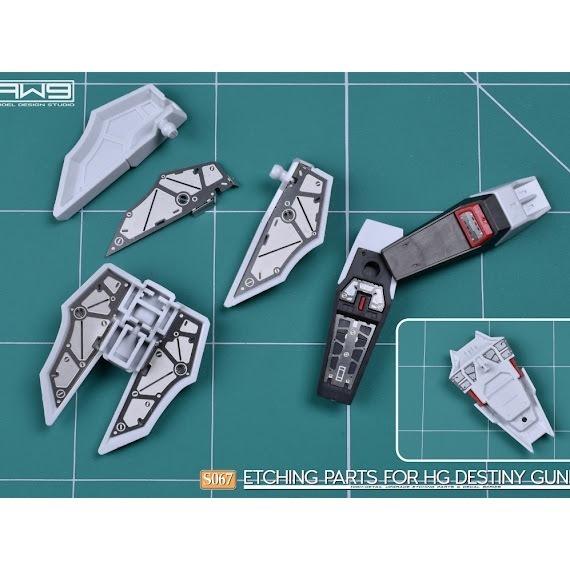 (Pandainn)現貨非模型 鋼魂 AW9 S67 HG 1/144 命運鋼彈 SPEC II 改造蝕刻片 附水貼-細節圖6