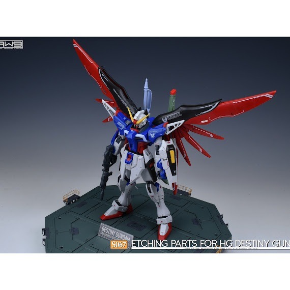 (Pandainn)現貨非模型 鋼魂 AW9 S67 HG 1/144 命運鋼彈 SPEC II 改造蝕刻片 附水貼-細節圖2