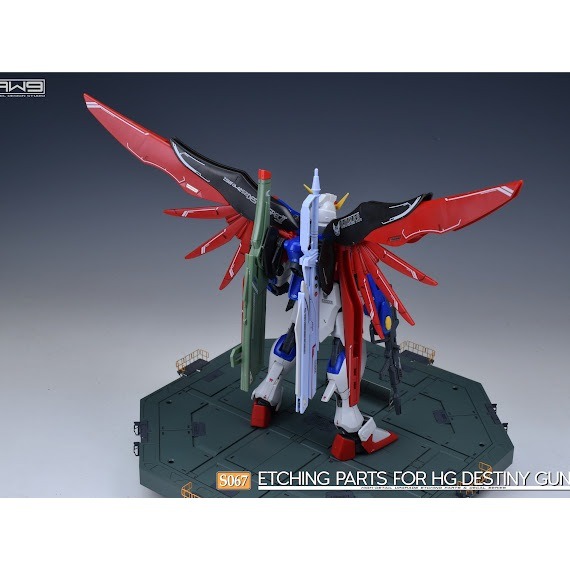 (Pandainn)現貨非模型 鋼魂 AW9 S67 HG 1/144 命運鋼彈 SPEC II 改造蝕刻片 附水貼-細節圖3