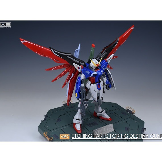 (Pandainn)現貨非模型 鋼魂 AW9 S67 HG 1/144 命運鋼彈 SPEC II 改造蝕刻片 附水貼-細節圖4