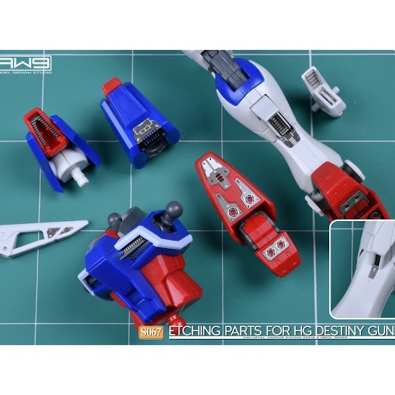 (Pandainn)現貨非模型 鋼魂 AW9 S67 HG 1/144 命運鋼彈 SPEC II 改造蝕刻片 附水貼-細節圖5