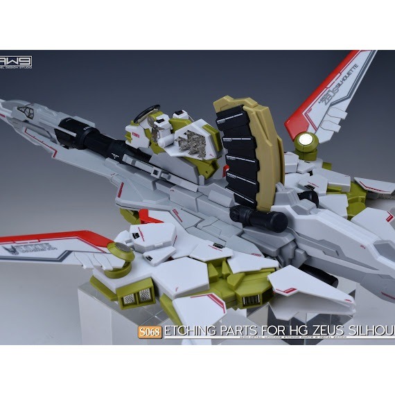 (Pandainn)非模型 鋼魂 AW9 S68 HG 1/144 神王宙斯型外掛裝備 改造蝕刻片 附水貼 aw9-細節圖3