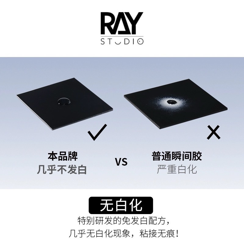 (Pandainn) Ray的模型世界 鋼Plus 低白化 瞬間膠 催化劑 模型用 ray-細節圖4
