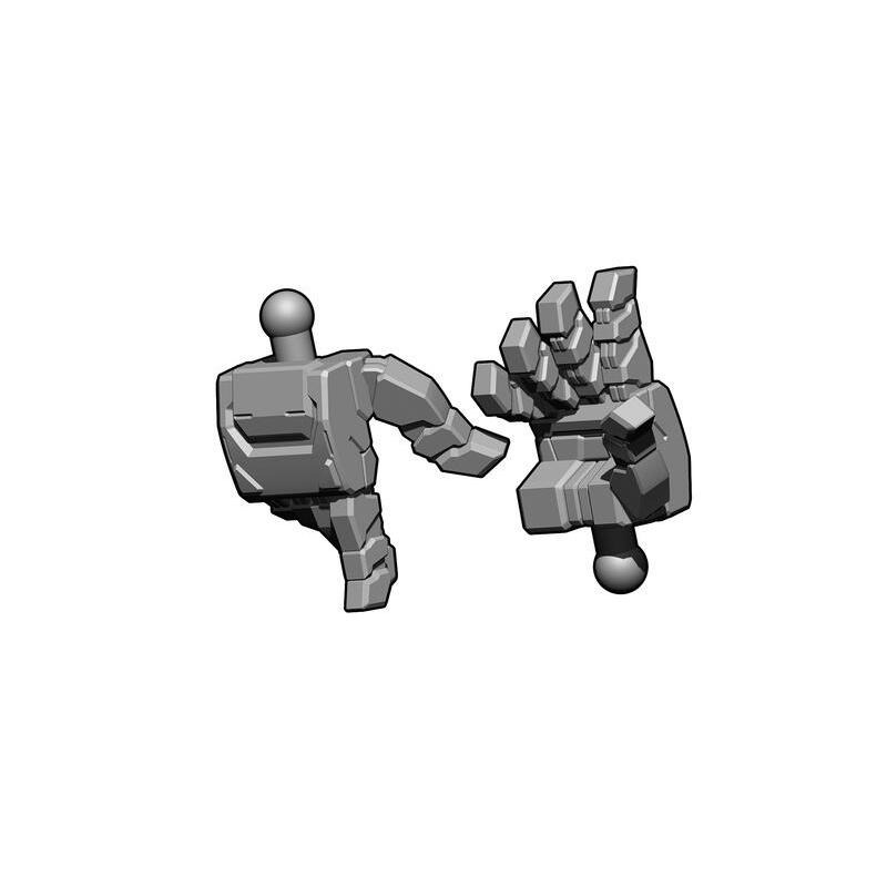 (Pandainn) 非模型 隼 MGSD 飛翼鋼彈零式EW GK改造手 天使鋼彈 需自行上色-細節圖2