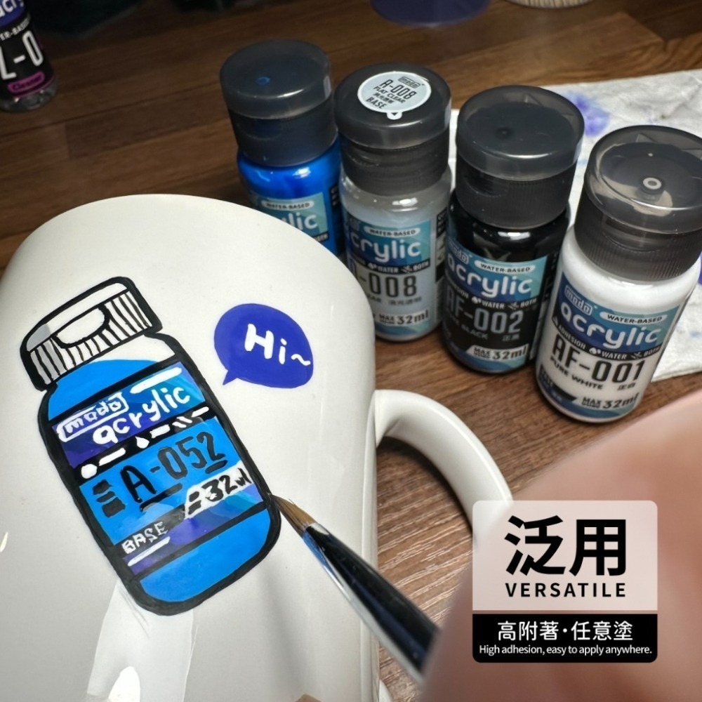 (Pandainn) 摩多 modo 調色大師  BEYOND14 萬能顏料組 亮光 消光 模型漆 水漆-細節圖4