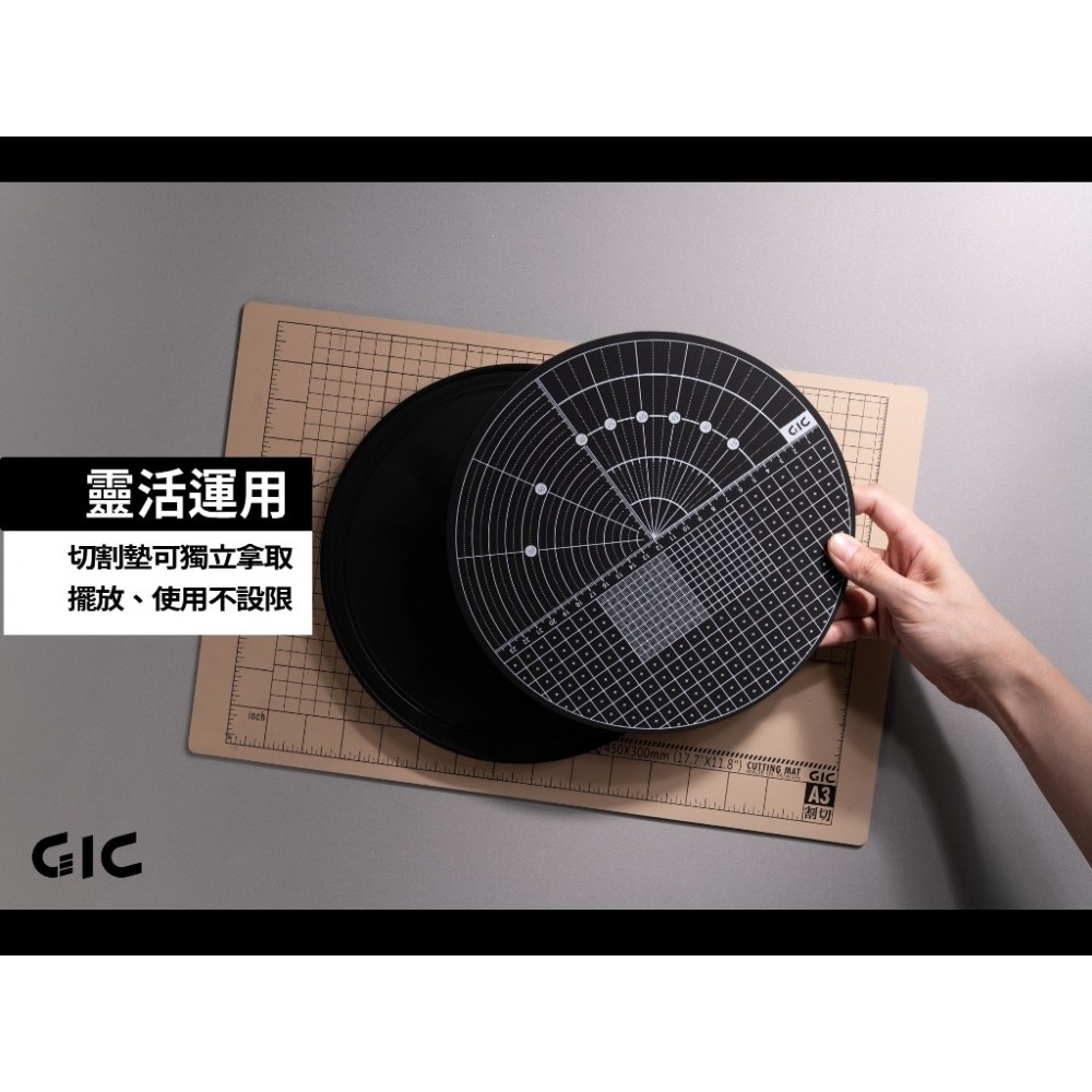 (Pandainn) 現貨 GIC TC30 旋轉切割墊 TC-30 模型工具-細節圖7