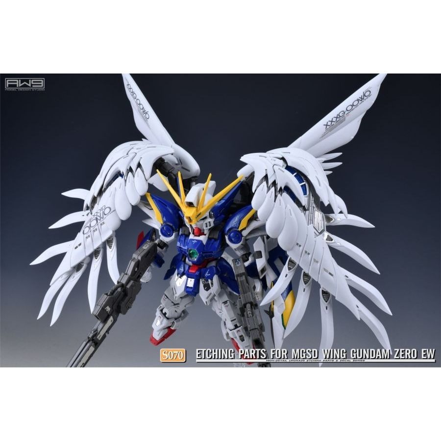 (Pandainn) 非模型 鋼魂 AW9 S070 S70 MGSD飛翼零式 EW 專用蝕刻片 附水貼-細節圖2