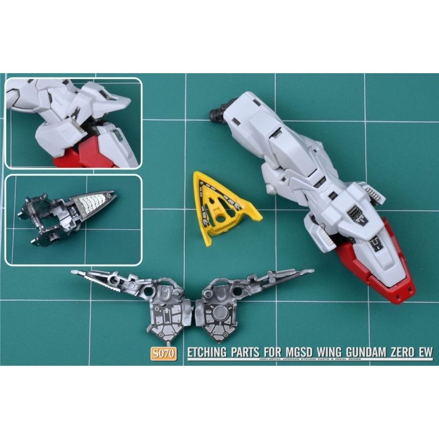 (Pandainn) 非模型 鋼魂 AW9 S070 S70 MGSD飛翼零式 EW 專用蝕刻片 附水貼-細節圖6