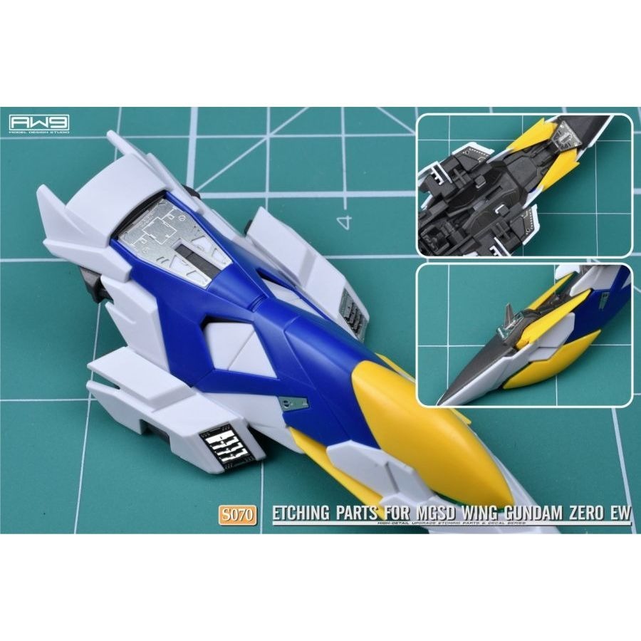 (Pandainn) 非模型 鋼魂 AW9 S070 S70 MGSD飛翼零式 EW 專用蝕刻片 附水貼-細節圖8