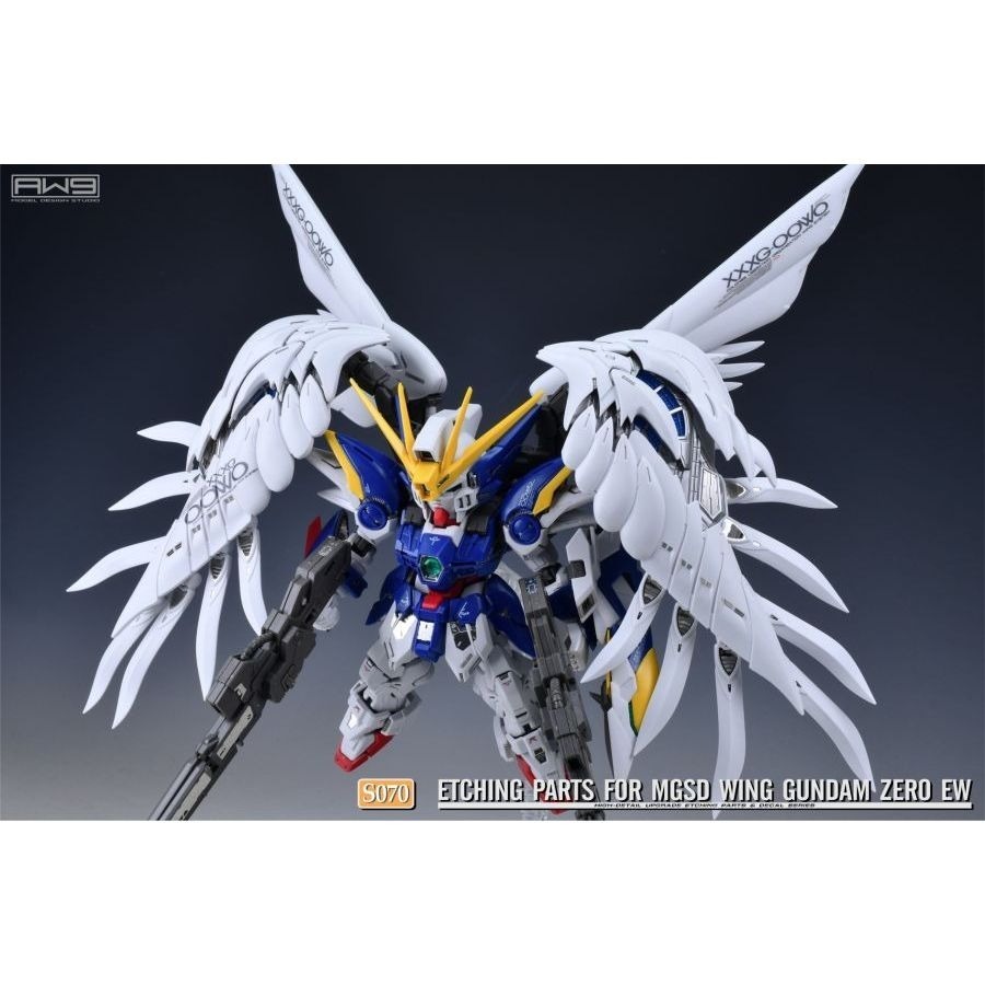 (Pandainn) 非模型 鋼魂 AW9 S070 S70 MGSD飛翼零式 EW 專用蝕刻片 附水貼-細節圖2