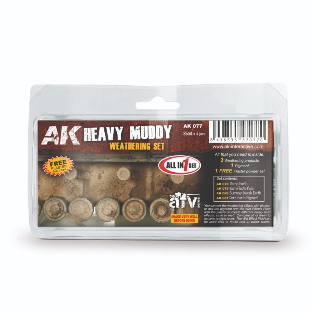 (Pandainn)現貨 AK077 重度泥濘套裝 AK078 AK079 AK080 AK081 珐瑯 舊化-規格圖5