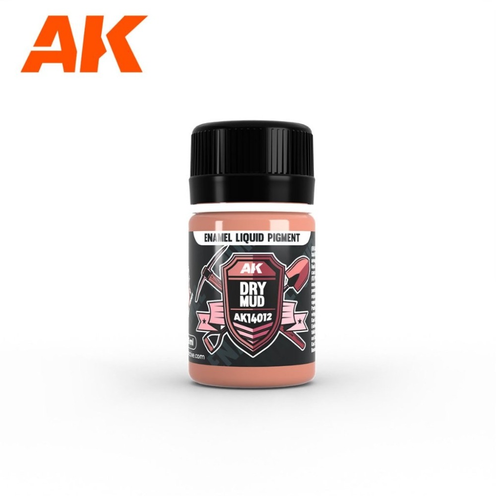 (Pandainn)現貨 AK14033 泥漿套裝 琺瑯顏料 AK14004 AK14012 AK14013 模型舊化-細節圖3