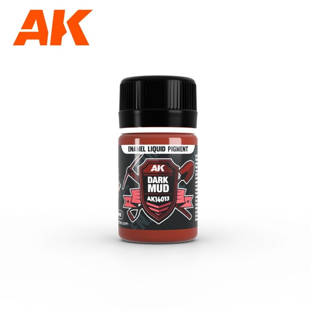 (Pandainn)現貨 AK14033 泥漿套裝 琺瑯顏料 AK14004 AK14012 AK14013 模型舊化-細節圖4