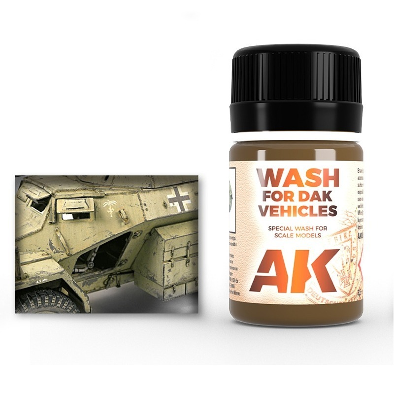 (Pandainn)現貨 AK068 非洲風化套裝 砝瑯舊化 AK065 AK066 AK067 模型用品-細節圖3