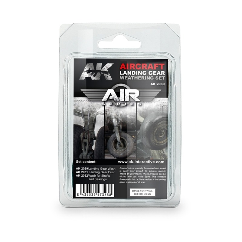 (Pandainn) AK2030 飛機起落架風化套件 航空系列 AK2029 AK2031 AK2032 模型用品-規格圖7
