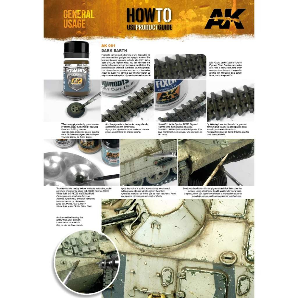 (Pandainn)現貨 全系列 AK 粉彩舊化土 色粉 舊化 AK039 AK040 AK041 AK042模型用品-細節圖5