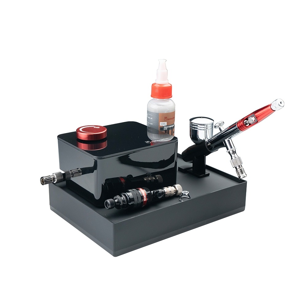 (Pandainn) 喵匠 Hobbymio HM-130雙動外調噴筆 0.3MM口徑 HM130 銅噴筆 模型工具-細節圖5