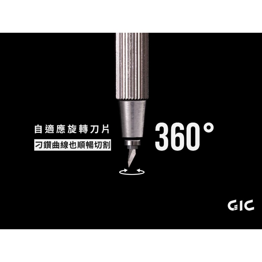 (Pandainn) 現貨 GIC TC31 360旋轉筆刀 TC31A 360旋轉筆刀 補充刀片(3入) 模型用品-細節圖2