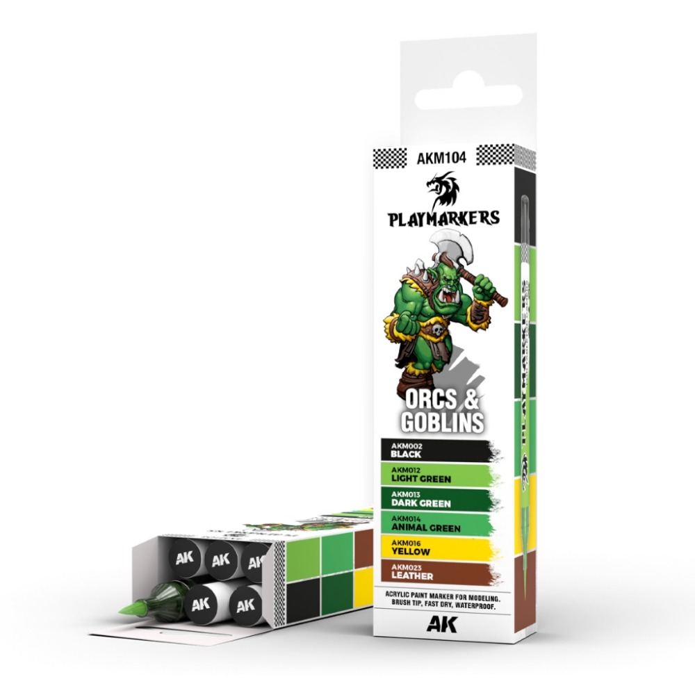 (Pandainn) AK 微縮戰棋 馬克筆 套裝 AKM101 AKM102 AKM103 - AKM109 麥克筆-規格圖9