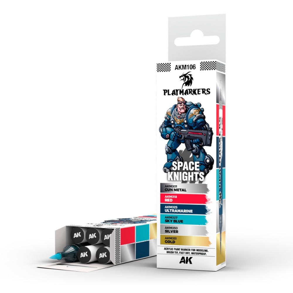(Pandainn) AK 微縮戰棋 馬克筆 套裝 AKM101 AKM102 AKM103 - AKM109 麥克筆-規格圖9