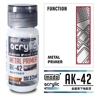 (Pandainn) modo 摩多水漆 金屬色 AX02 AX03 AX09 AX10 AX11 AX19 模型漆-規格圖2