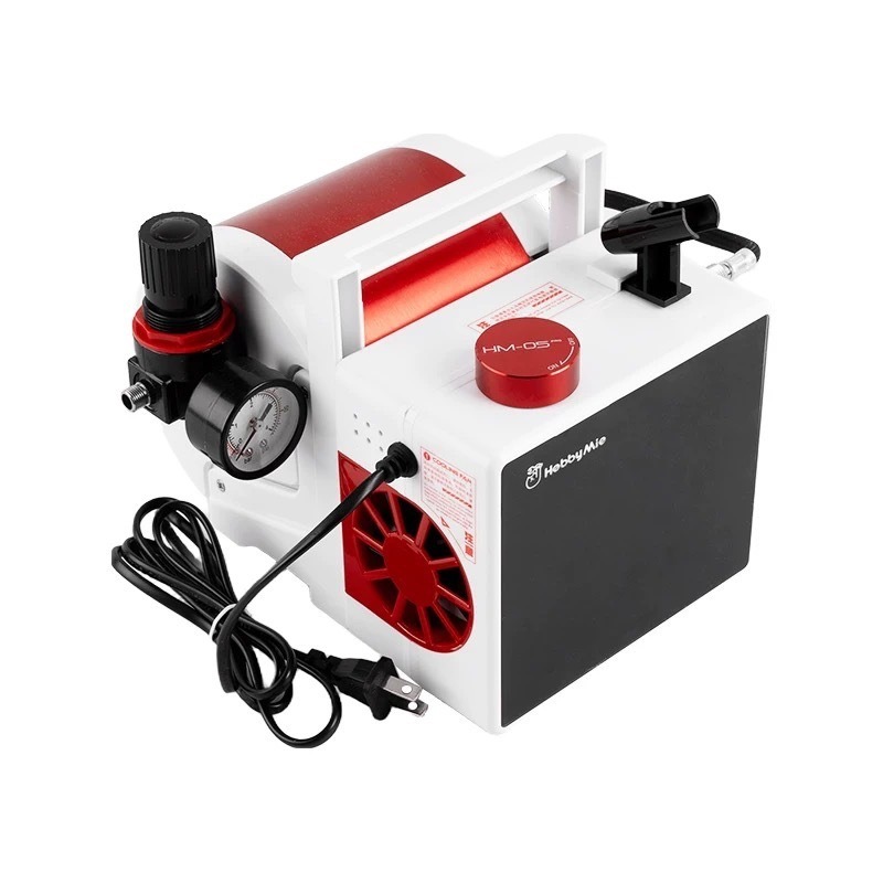 (Pandainn) 喵匠 Hobbymio HM-05 Pro 高效能桌上型空壓機噴筆氣幫浦 空壓機 HM05 模型-細節圖5