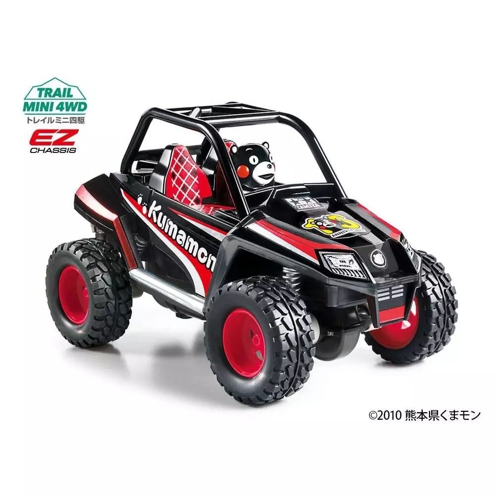 (Pandainn) 田宮 Tamiya 95173 熊本熊15週年紀念版 EZ底盤 軌道車 四驅車-規格圖2