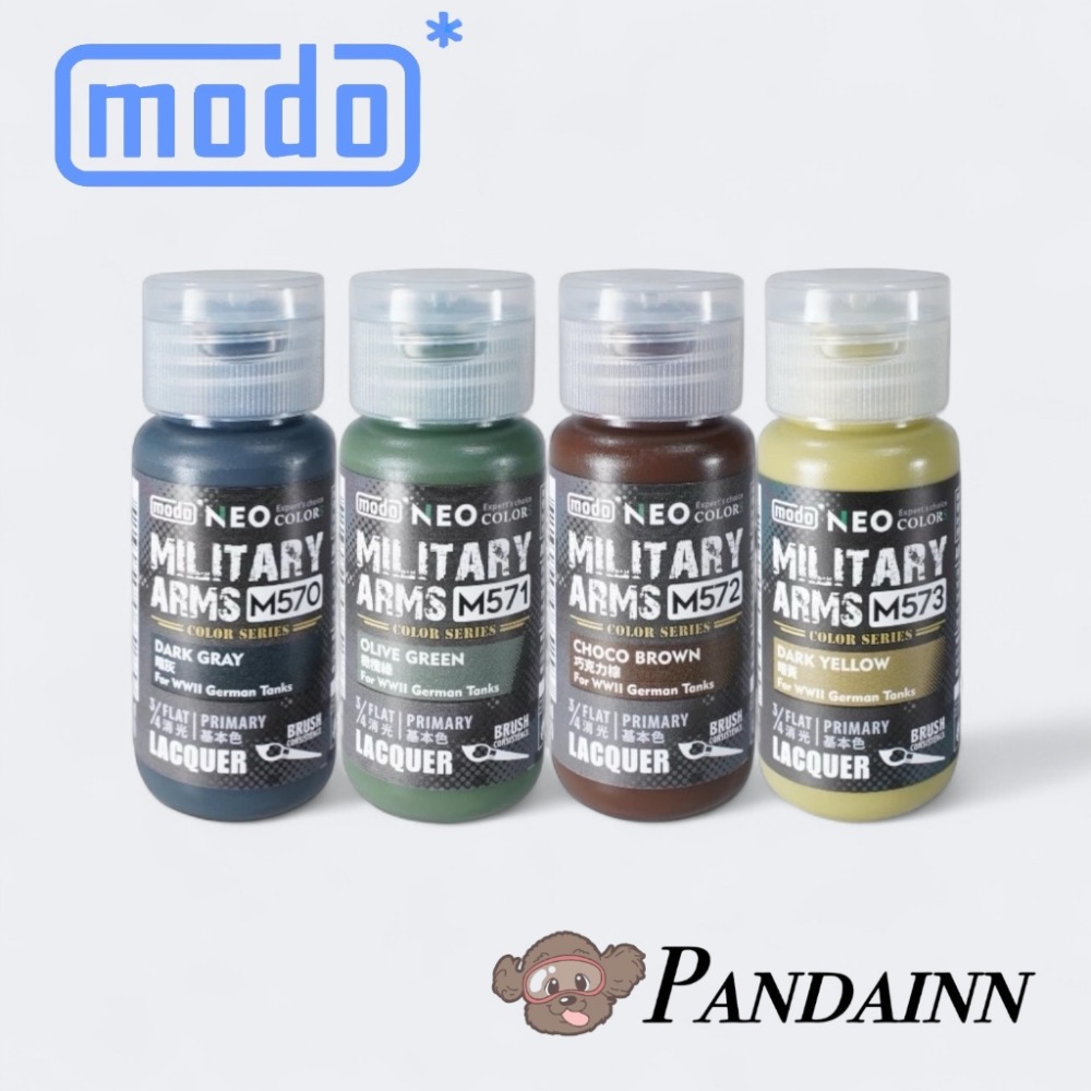 (Pandainn) 摩多 modo M570 M571 M572 M573 二戰德國陸軍套色 模型漆-規格圖6