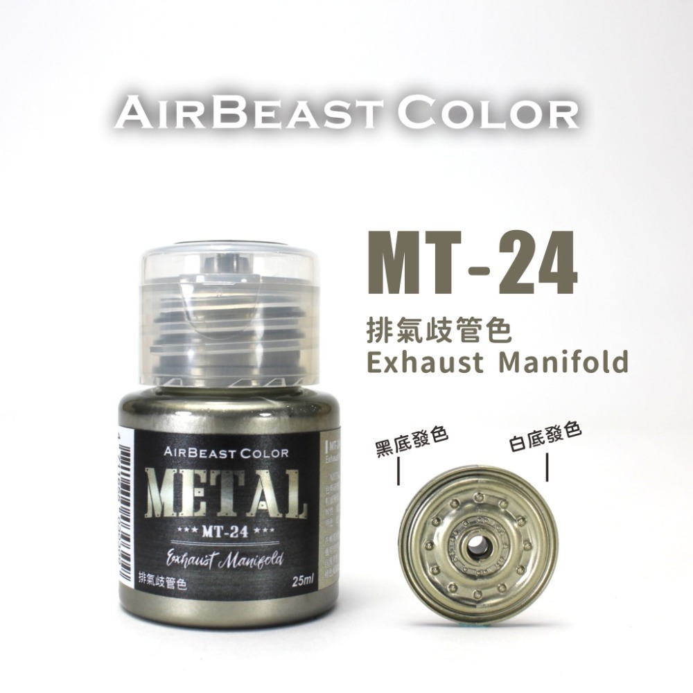 (Pandainn) Airbeast MT14 ~ MT30 金屬漆 水性漆 金屬天藍 金屬洋紅 空中野獸-規格圖6