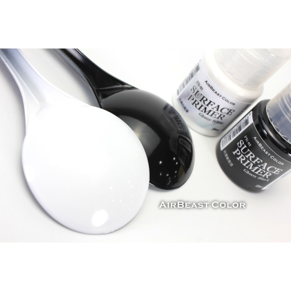 (Pandainn) Airbeast PR01 PR02 水性亮光底漆 亮光黑 亮光白 水性漆 模型漆 空中野獸-細節圖2