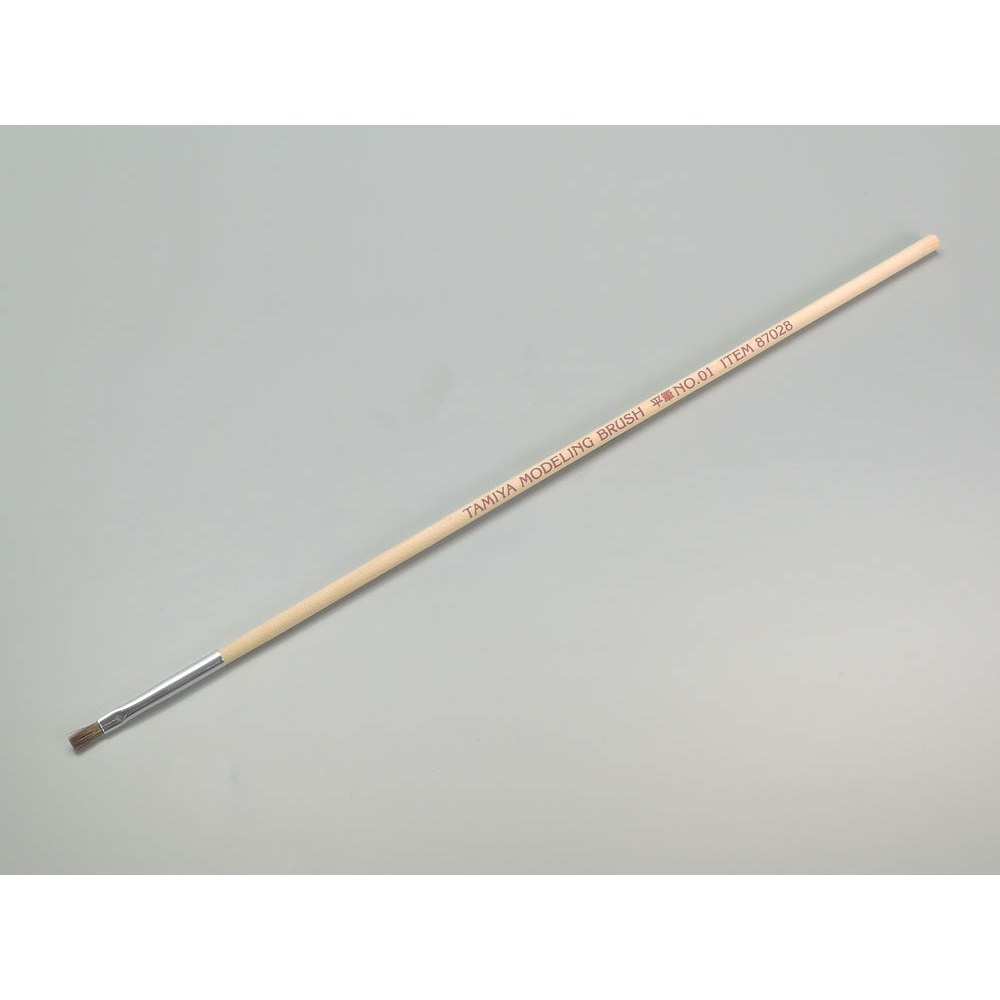 (Pandainn) 田宮 Tamiya 87014 87015 87017 87028 畫筆 平筆 面相筆 筆塗 舊化-規格圖7