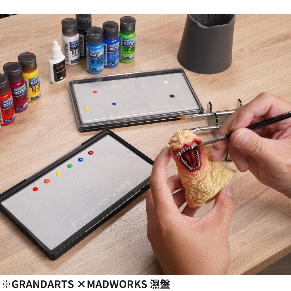 (Pandainn) 預購3月 GRANDARTS × Madworks 濕盤  調色盤 Mad Mad濕盤-細節圖4
