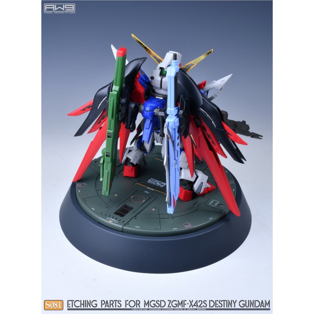 (Pandainn) 非模型 AW9 鋼魂 S81 MGSD 命運鋼彈蝕刻片 (背膠款) S081 mad 模型用品-細節圖5