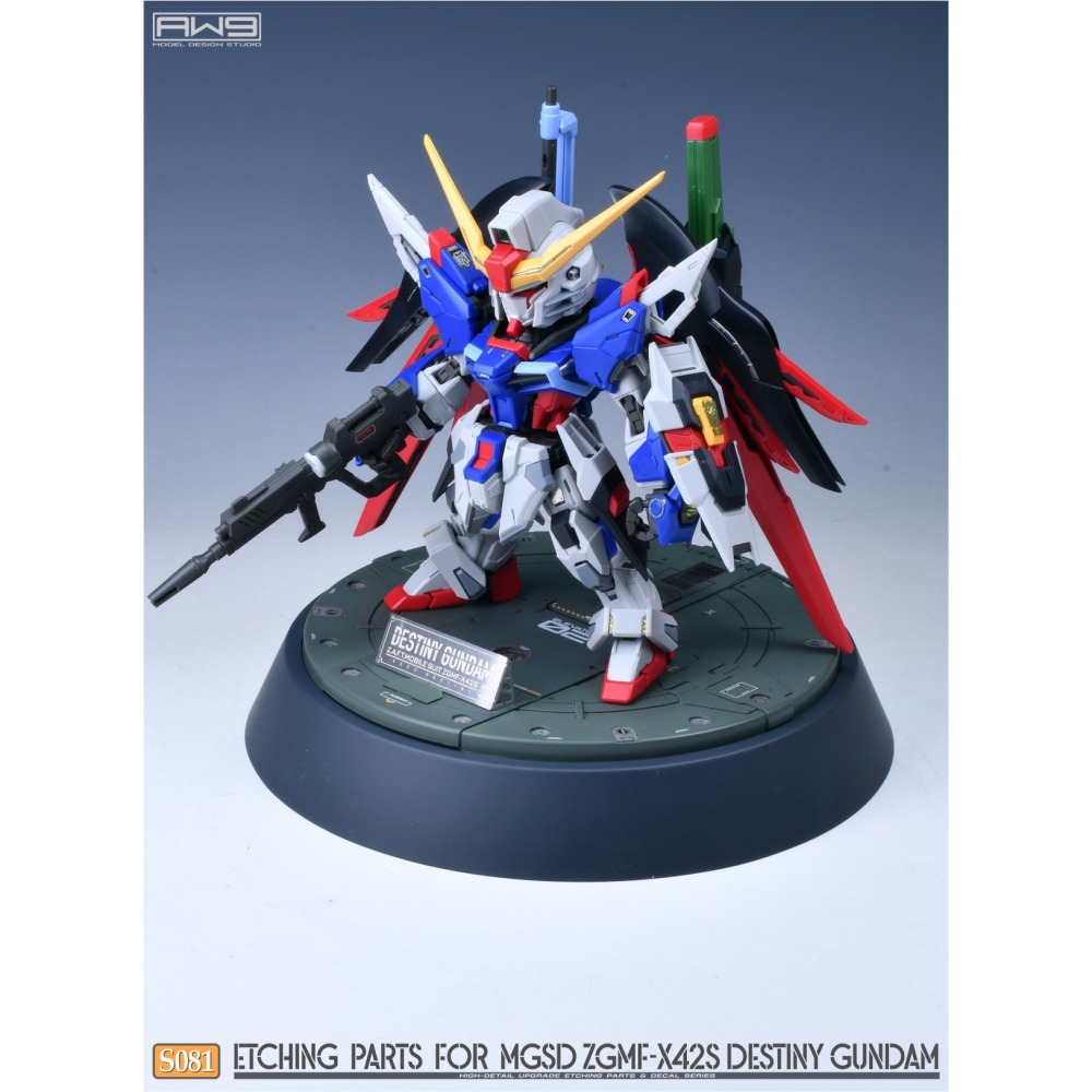 (Pandainn) 非模型 AW9 鋼魂 S81 MGSD 命運鋼彈蝕刻片 (背膠款) S081 mad 模型用品-細節圖6