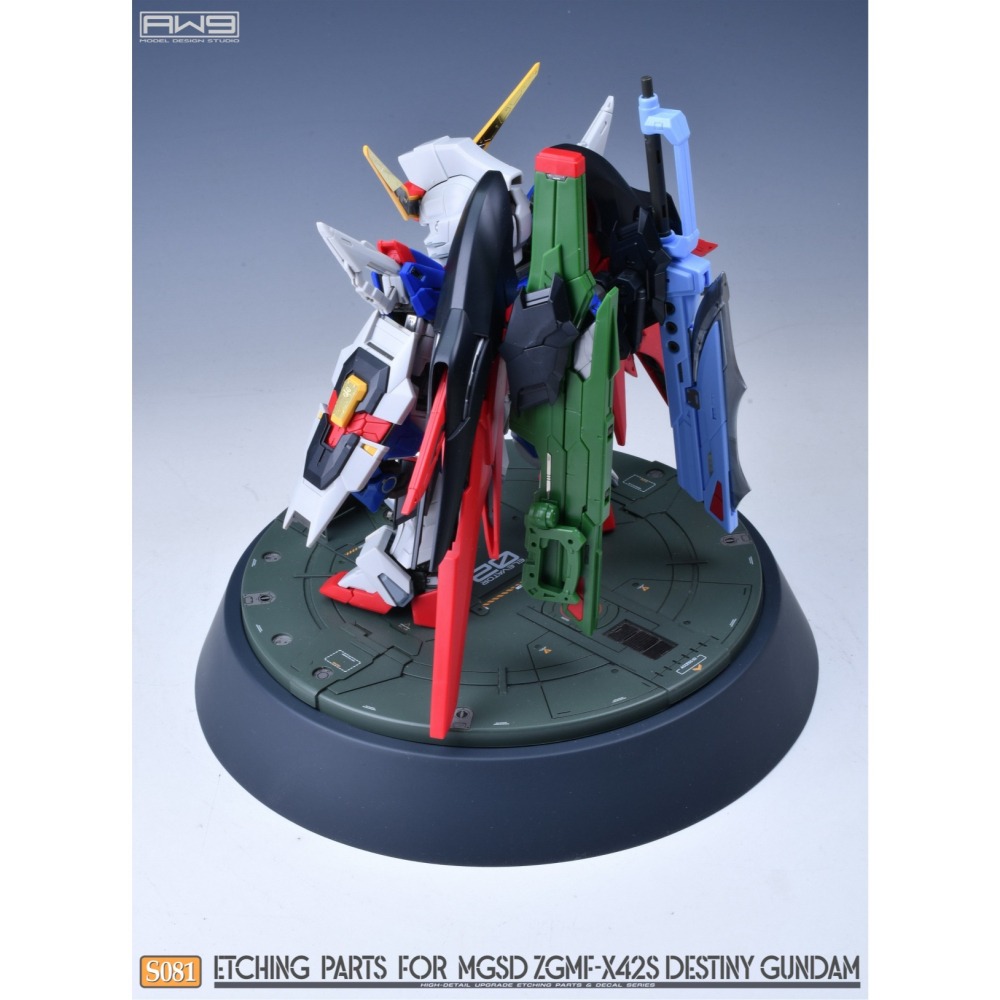 (Pandainn) 非模型 AW9 鋼魂 S81 MGSD 命運鋼彈蝕刻片 (背膠款) S081 mad 模型用品-細節圖7