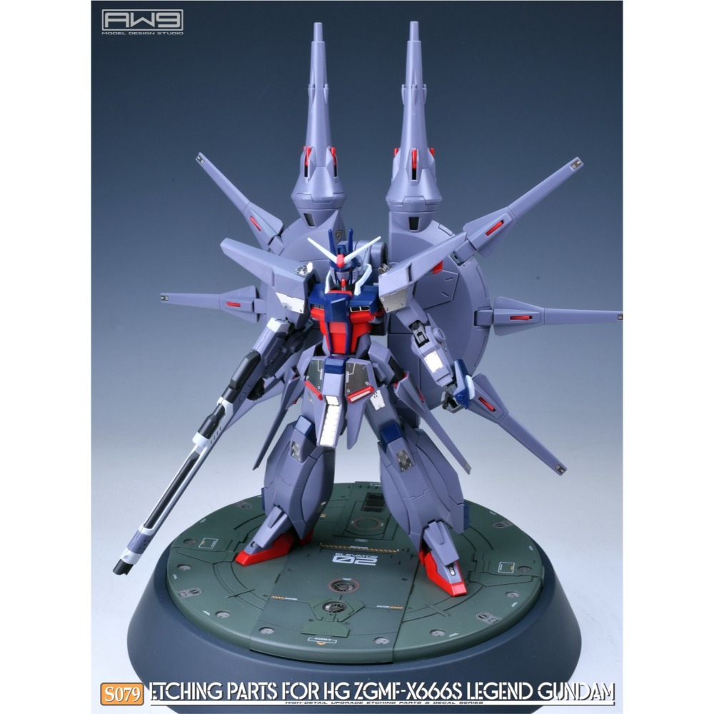 (Pandainn) 非模型 AW9 鋼魂 S79 HG傳說鋼彈蝕刻片 背膠款 S079 mad 模型用品-細節圖3