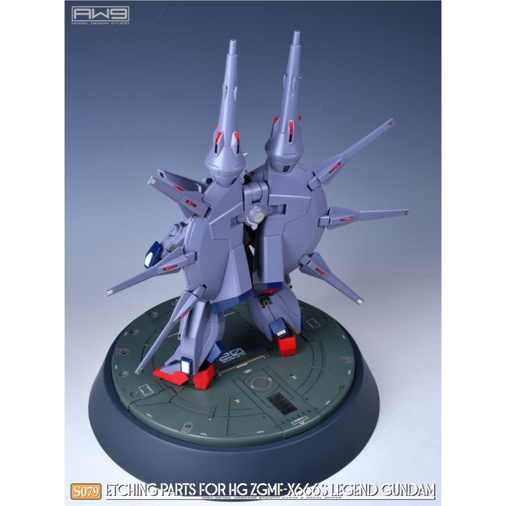 (Pandainn) 非模型 AW9 鋼魂 S79 HG傳說鋼彈蝕刻片 背膠款 S079 mad 模型用品-細節圖6