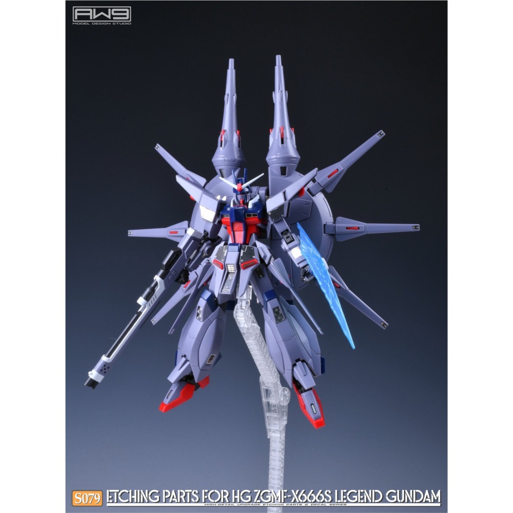 (Pandainn) 非模型 AW9 鋼魂 S79 HG傳說鋼彈蝕刻片 背膠款 S079 mad 模型用品-細節圖7