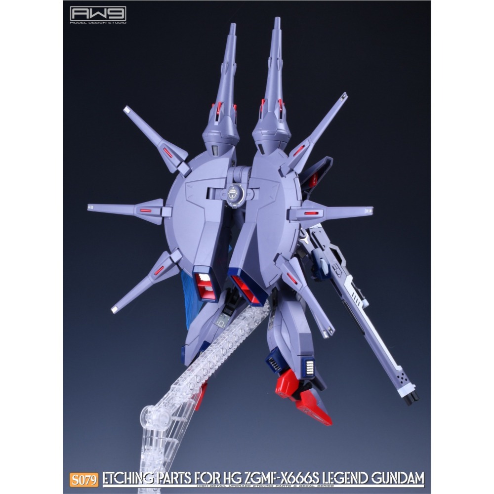 (Pandainn) 非模型 AW9 鋼魂 S79 HG傳說鋼彈蝕刻片 背膠款 S079 mad 模型用品-細節圖8