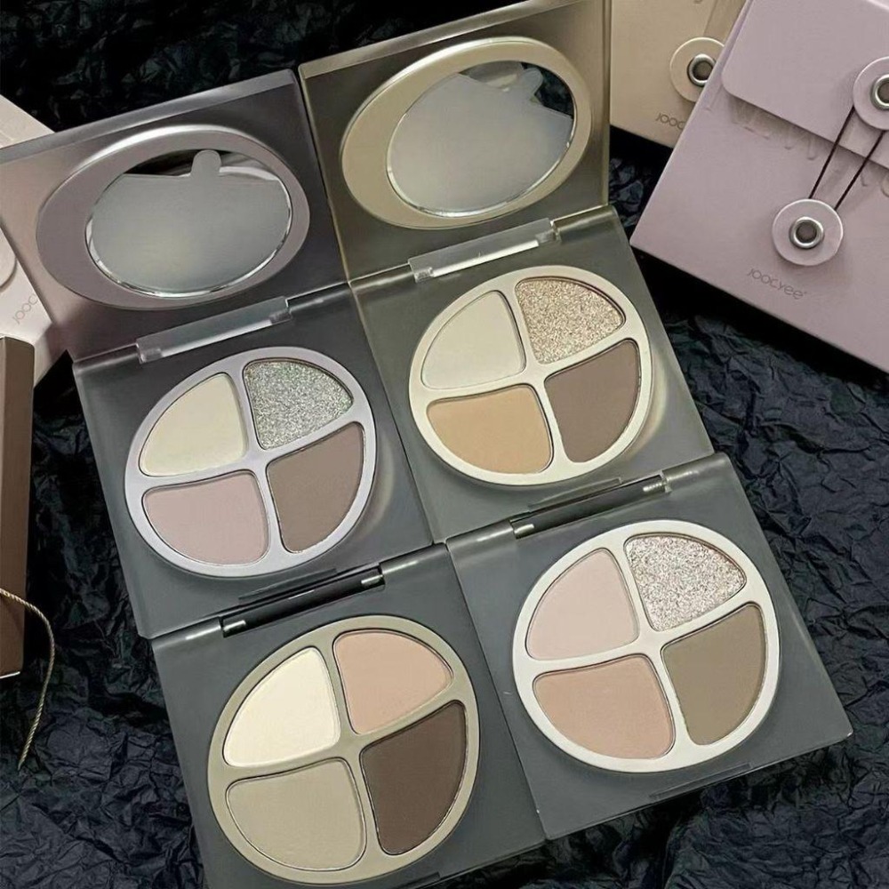 【當日寄出】na的美妝 🥰Joocyee酵色爆款四色眼影盤原生裸色眼影日常淡妆大地色眼影修容盤-細節圖9
