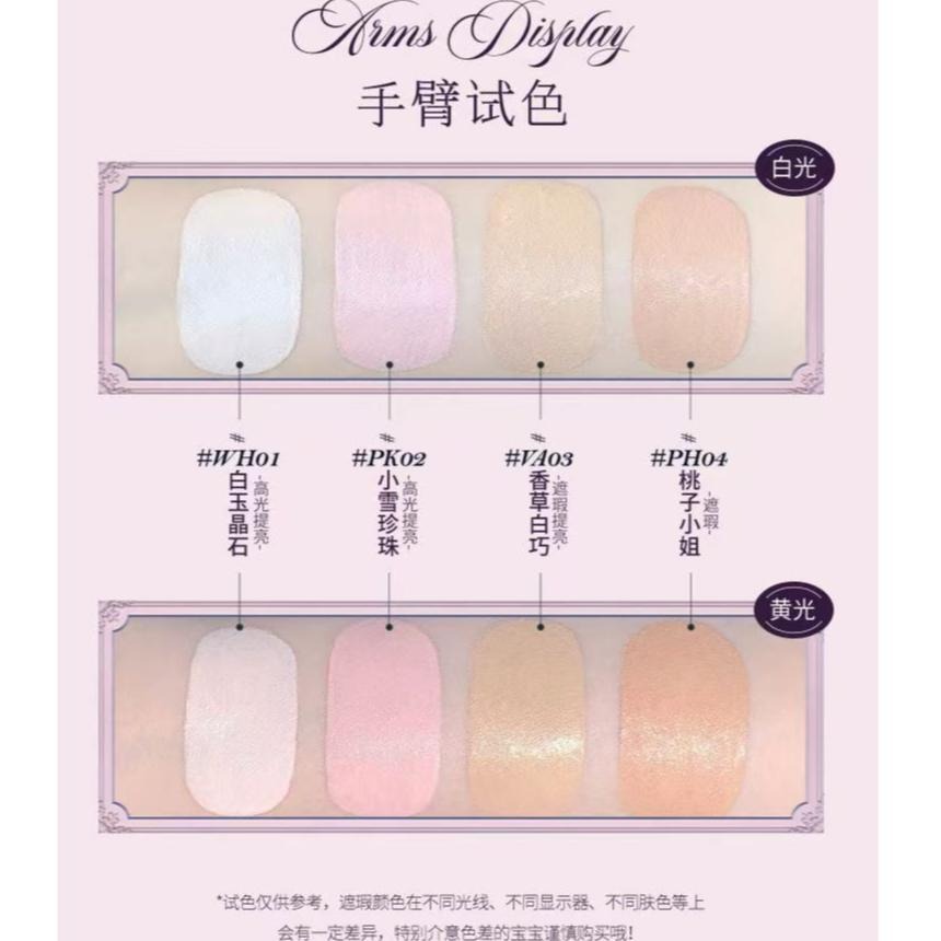 【現貨速出】na的美妝 🥰花知曉遮瑕提亮液 仲夏夜遮痘印黑眼圈斑點臉部修容滋潤遮瑕膏  不卡粉自然持妝防水遮瑕-細節圖5