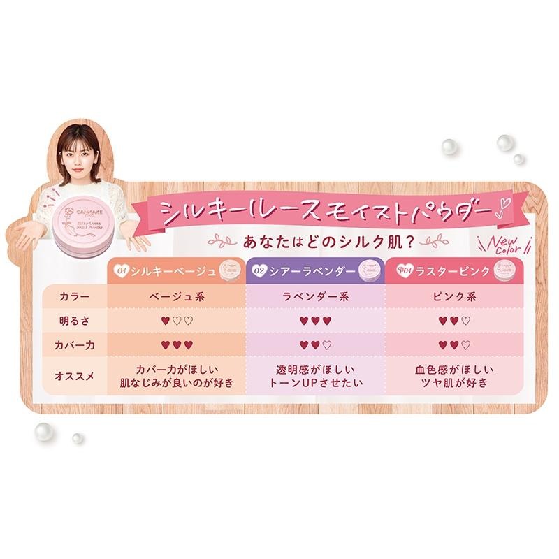 【現貨在台，當日寄出】na的美妝 🥰日本CANMAKE絲滑潤澤保濕蜜粉 SILKY LOOSE MOIST POWER-細節圖2