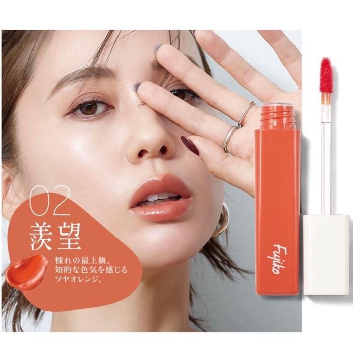 【日本現貨速出有開發票】na的美妝 🥰  日本FUJIKO 2024 新款唇彩 豐盈唇膏 唇釉 共6色-王道(限量款)-細節圖3