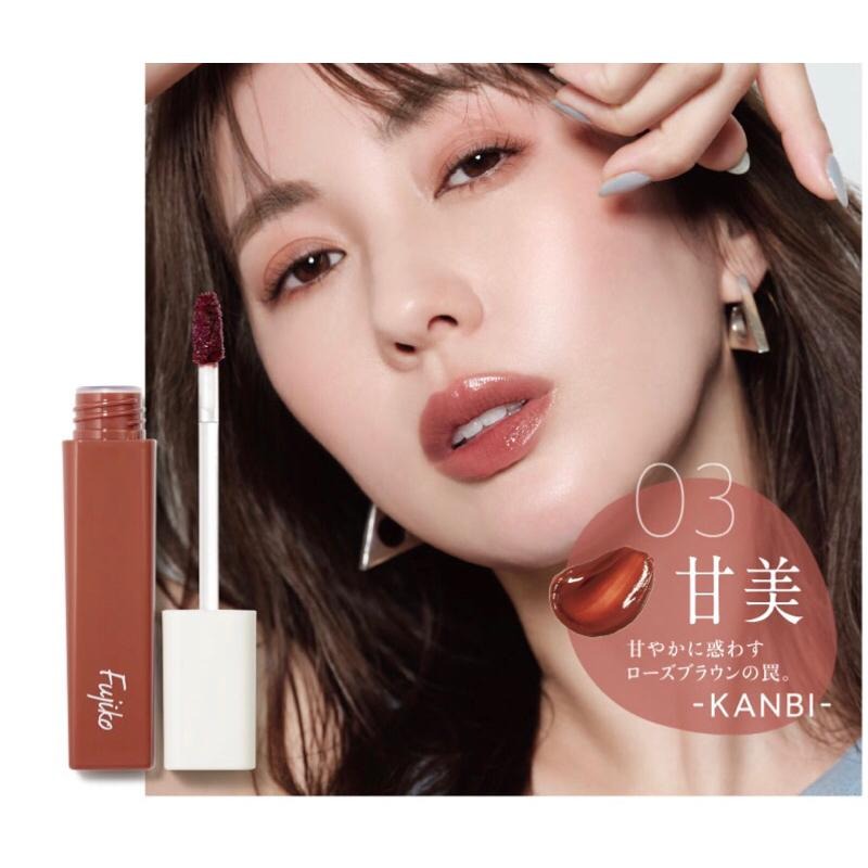 【日本現貨速出有開發票】na的美妝 🥰  日本FUJIKO 2024 新款唇彩 豐盈唇膏 唇釉 共6色-王道(限量款)-細節圖4