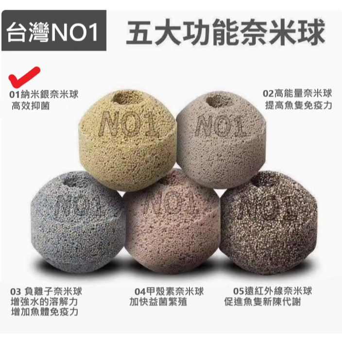 鋅銀離子奈米球 (單顆)